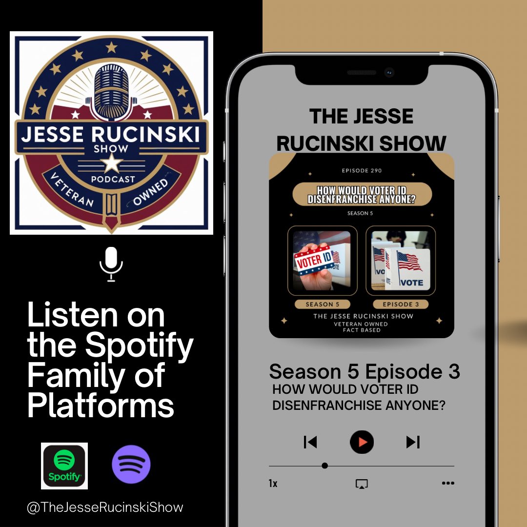 The <a href="/Spotify/">Spotify</a> and <a href="/spotifycreator/">Spotify for Creators</a> links for the new episode of The <a href="/JRucinskiShow/">The Jesse Rucinski Show</a> are below. All other links are available at 2146media.com. Enjoy and share. 

open.spotify.com/episode/364MXH…

open.spotify.com/episode/364MXH…

#PodcastCommunity #Podcasts #USA #VeteranOwned #Veteran