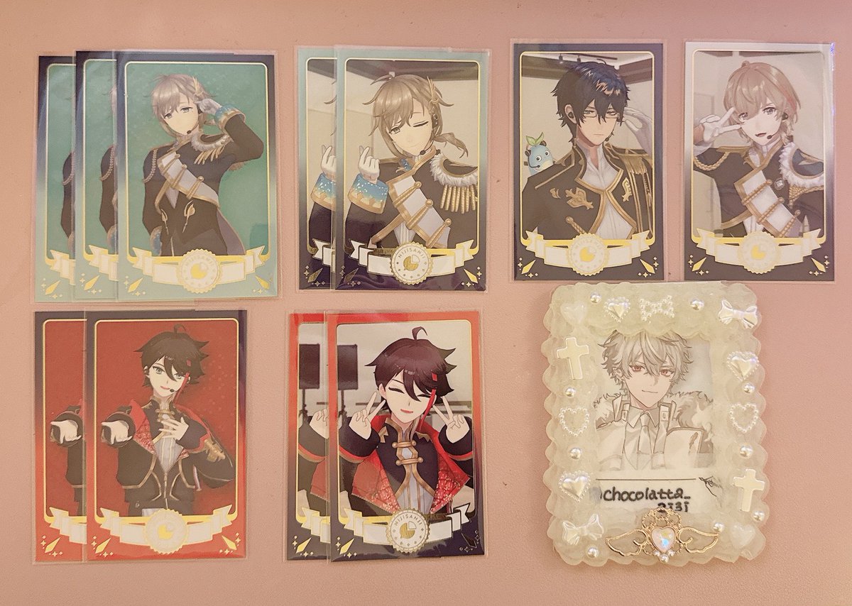 chocolatta_ta_'s tweet photo. 【交換】にじさんじ 共通衣装3D チェキ風カード

譲┊画像1〜2枚目

求┊画像3枚目

- 郵送交換のみ
- まとめての方優先  

検索からもお気軽にお声掛けください🙌 https://t.co/qw5jroiEJW