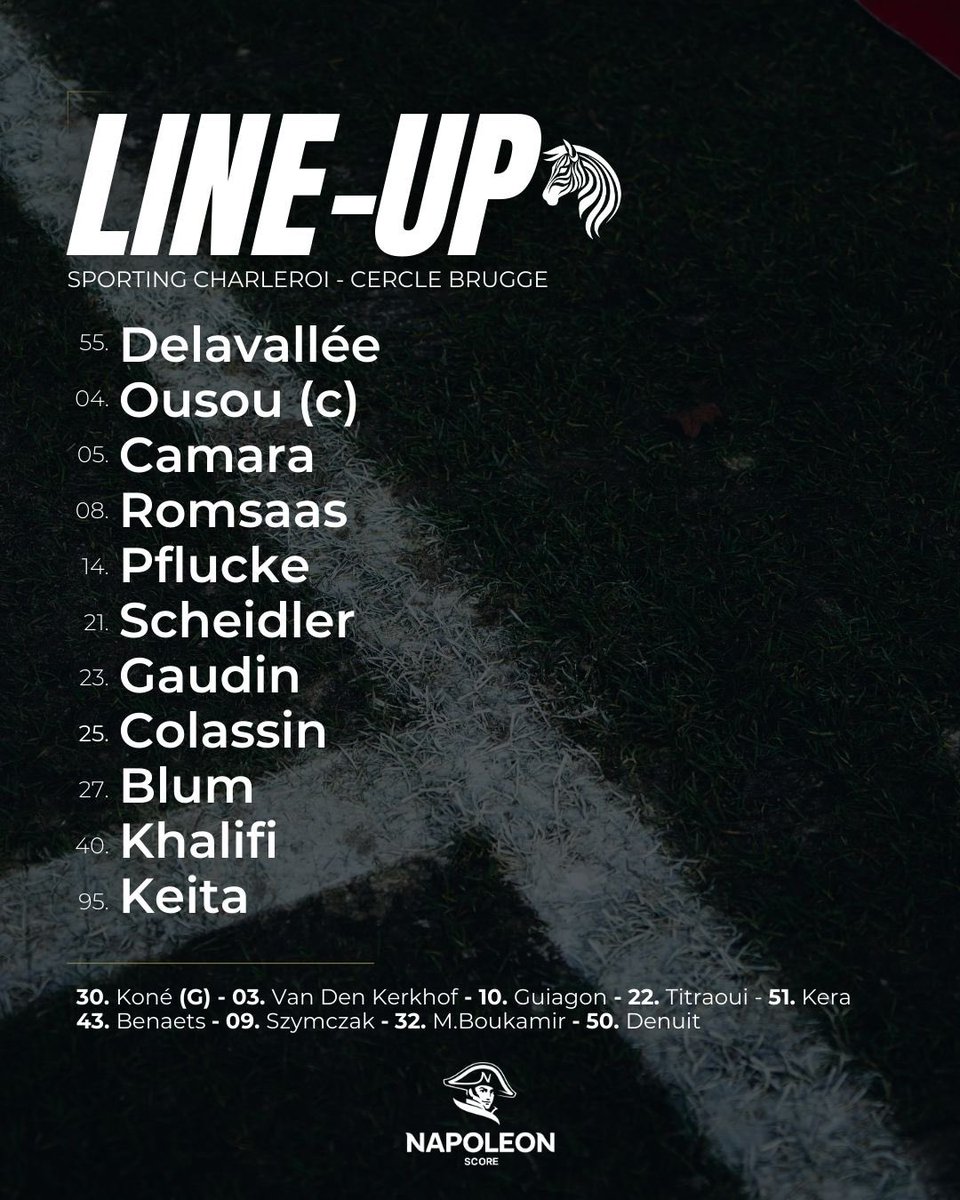 MaProLeague's tweet photo. 👕 | Les compositions pour la rencontre entre le Cercle et Charleroi sont disponibles #CERCHA https://t.co/YktBqF2qBp