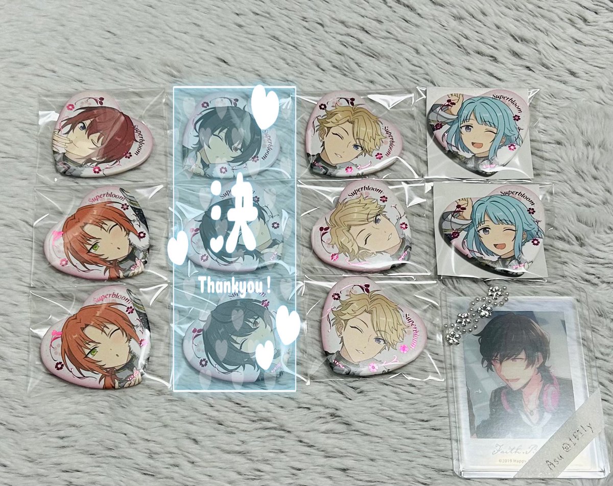 交換・買取】あんスタ スタフォニ ハート缶バッジコレクション