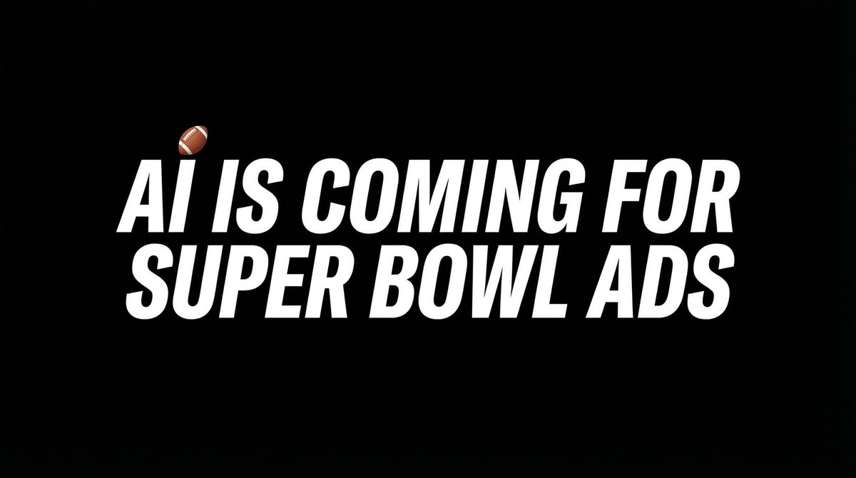 Super Bowl LX tomorrow has more AI ads than ever before.

16 tech companies bought spots. Here's every AI ad running during the Big Game 👇

1. Anthropic (Claude) - Mocks rival AI companies putting ads in chatbots. Takes a direct shot at OpenAI testing ads in ChatGPT.

30s + 60s
