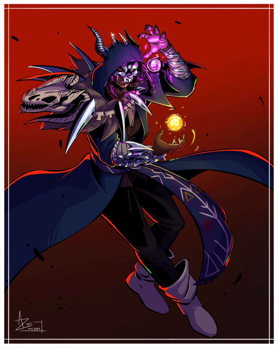 Wavedox777's tweet photo. My Character Elijah Hex with his battle attire done by @Azraels_Art https://t.co/uTfbSdUkWs