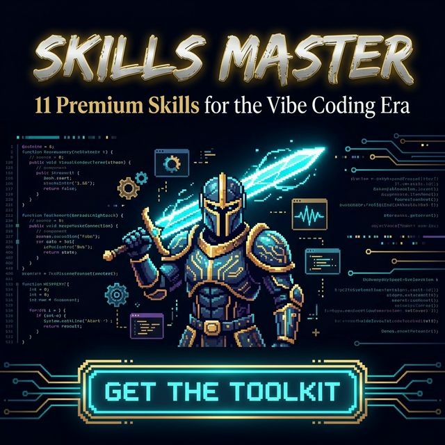 I’m supercharging #AI Agents for everyone building at lightspeed. 🚀

My toolkit Skills Master is now live!

Master the #VibeCoding era and launch your products faster. 🇸🇻🔥

Get it here: levelsmethod.gumroad.com
#BuildInPublic