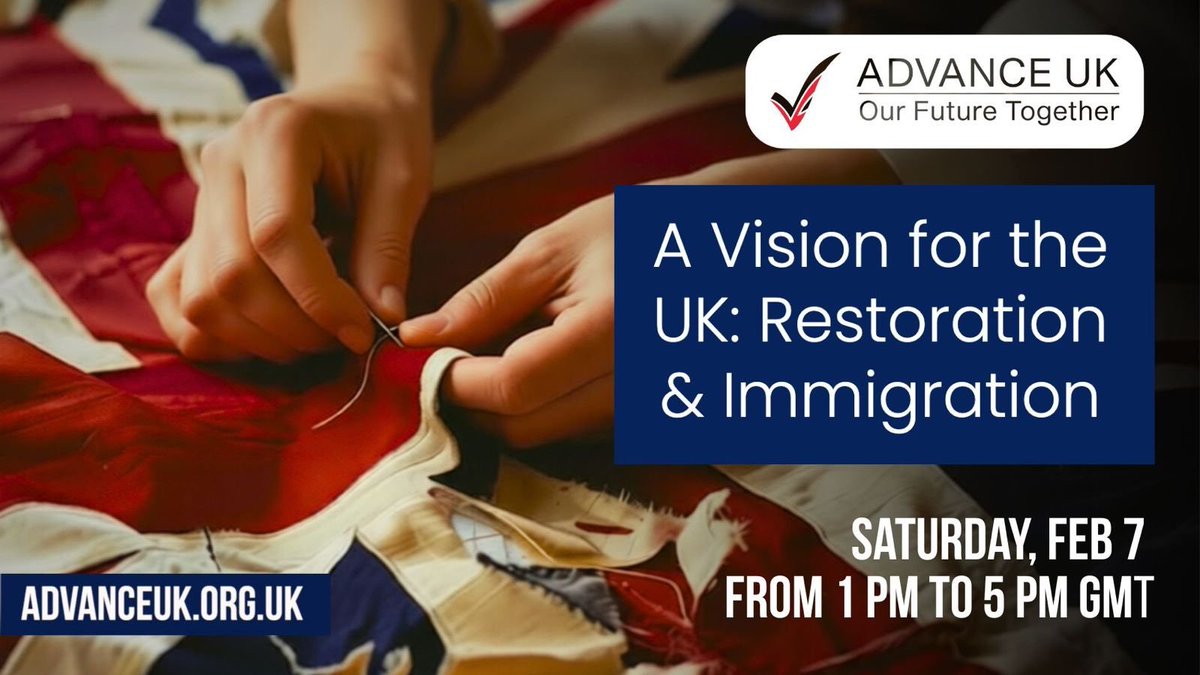 🚨ADVANCE UK ANNOUNCES NEW POLICIES ON IMMIGRATION

- Declare a National Emergency on Immigration to pass urgent laws
- Abolish indefinite leave to remain
- Anyone granted Indefinite Leave to Remain since 2019 will have it revoked (Boriswave gone)
- All Asylum Applications