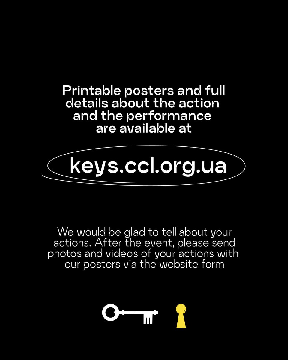 ccl_ua's tweet photo. People must not remain in captivity.
On the anniversary of Russia’s invasion of Ukraine, take part in the “People are key!” action in your country and urge governments to support the release of all captives.
Details: https://t.co/yUnnrtQ2Vd
#People1st https://t.co/edVEpcCzqp