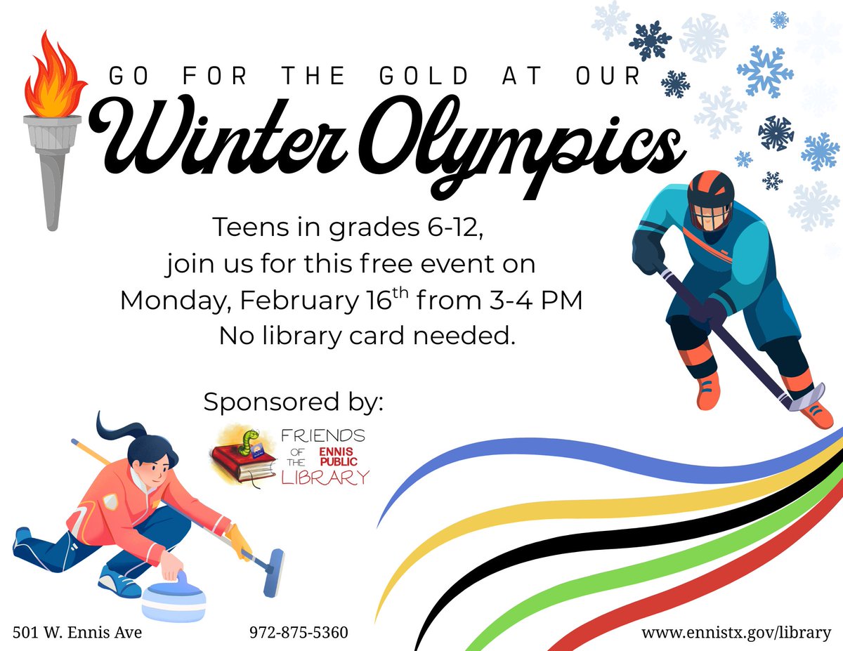 Ennis Public Library tweet media