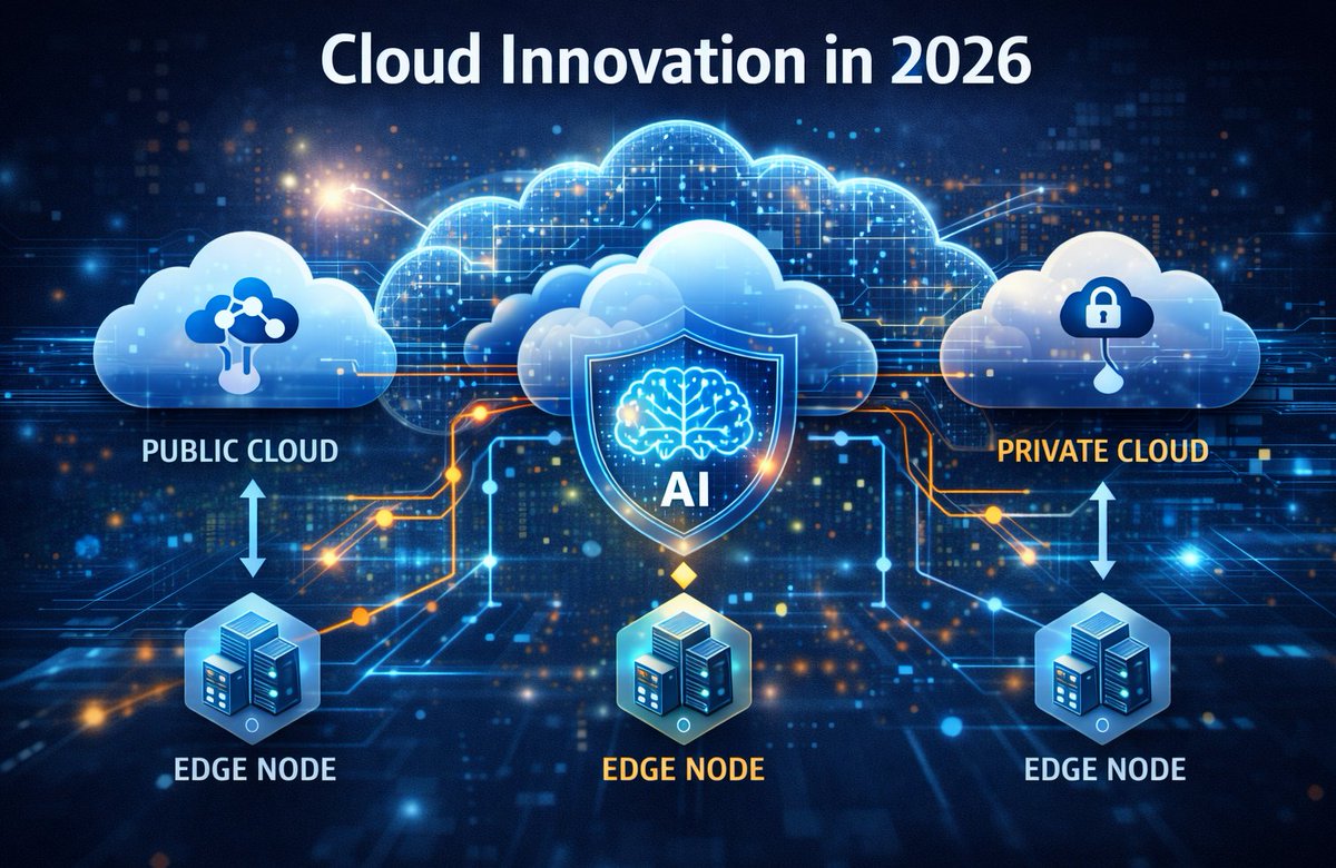 Prashant04627's tweet photo. New era for cloud: hybrid, AI-optimized, and intelligence-driven.
The cloud isn’t just where data lives — it’s how decisions happen. #CloudComputing #AI https://t.co/skqHnaKfHH