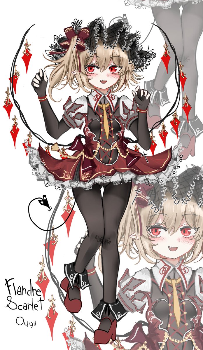 Ougiikun's tweet image. flan original design