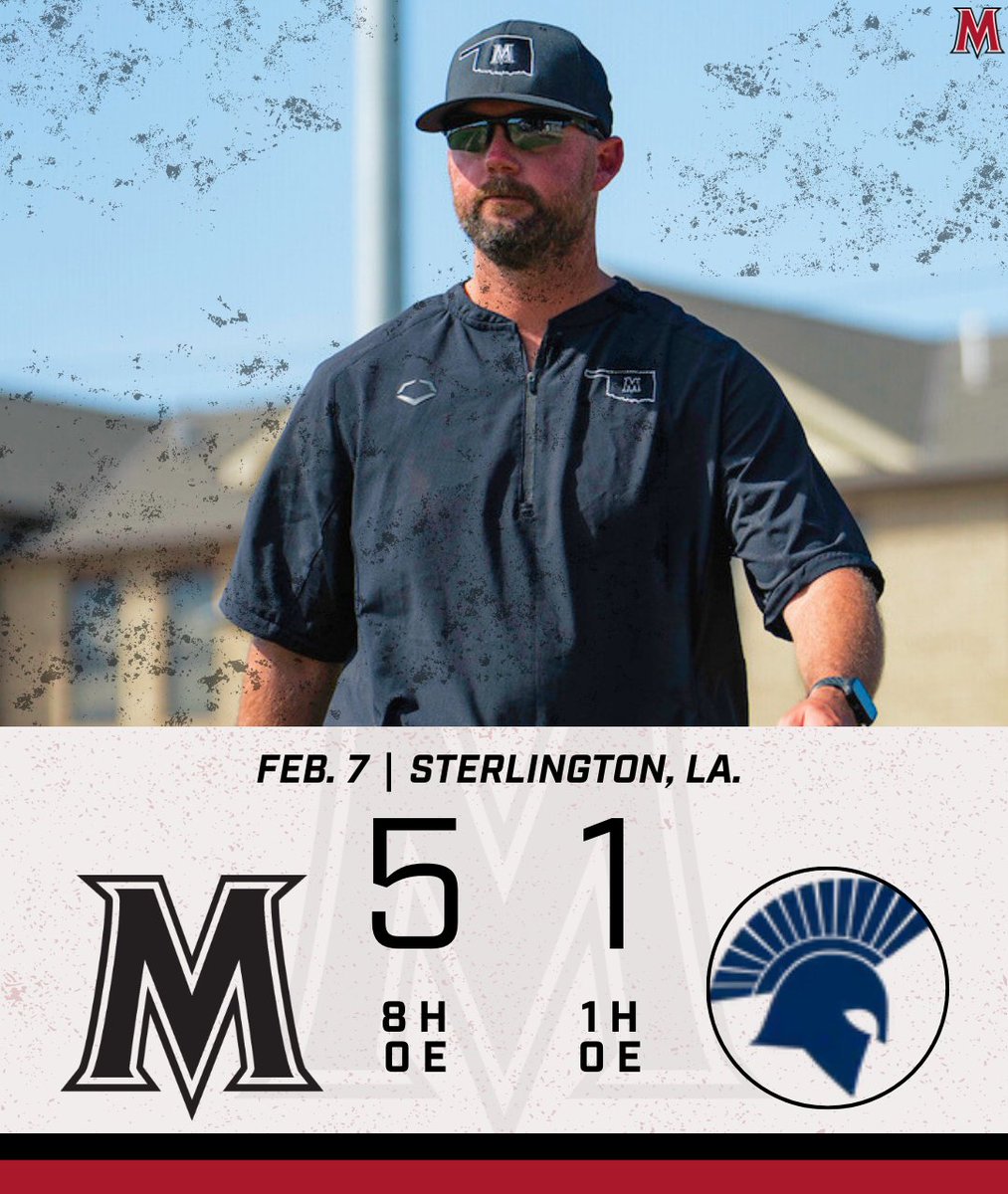 BSB: <a href="/MACU_baseball/">MACU Baseball</a> picks up its first victory of the season as the Evangels cruise to a 5-1 win over No. 12 Missouri Baptist!

Moore - W, 5 IP, 1 ER, 2 H, 2 BB, 4 SO
Taft - 2 IP, 0 ER, 0 H, 0 BB, 2 SO
Hill - 2-3, HR, 3 RBI, R
King - 2-3, 2 R

#MACUProud #TheRightWayToPlay
