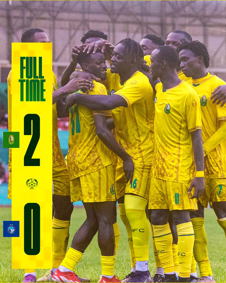 Togetherness. Desire. Results.
A solid team performance and a well-earned victory. 

Well done guys. 
Adaaa Bendel💪⚽
#NPFL26