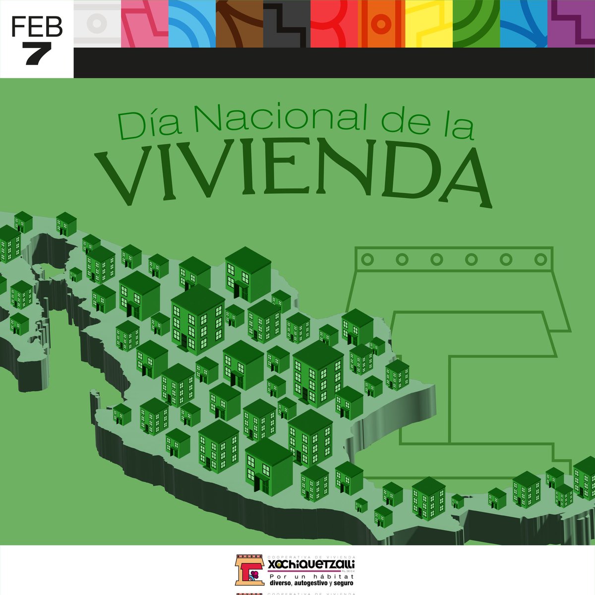 En el #DíaNacionalDeLaVivienda 🏠, recordamos que el acceso a un hogar digno debe ser para todxs. Desde nuestra cooperativa seguimos trabajando por nuestro derecho a una vivienda digna y segura. 🏳️‍🌈✨ #ViviendaLGBT #México #SomosXochiquetzalli