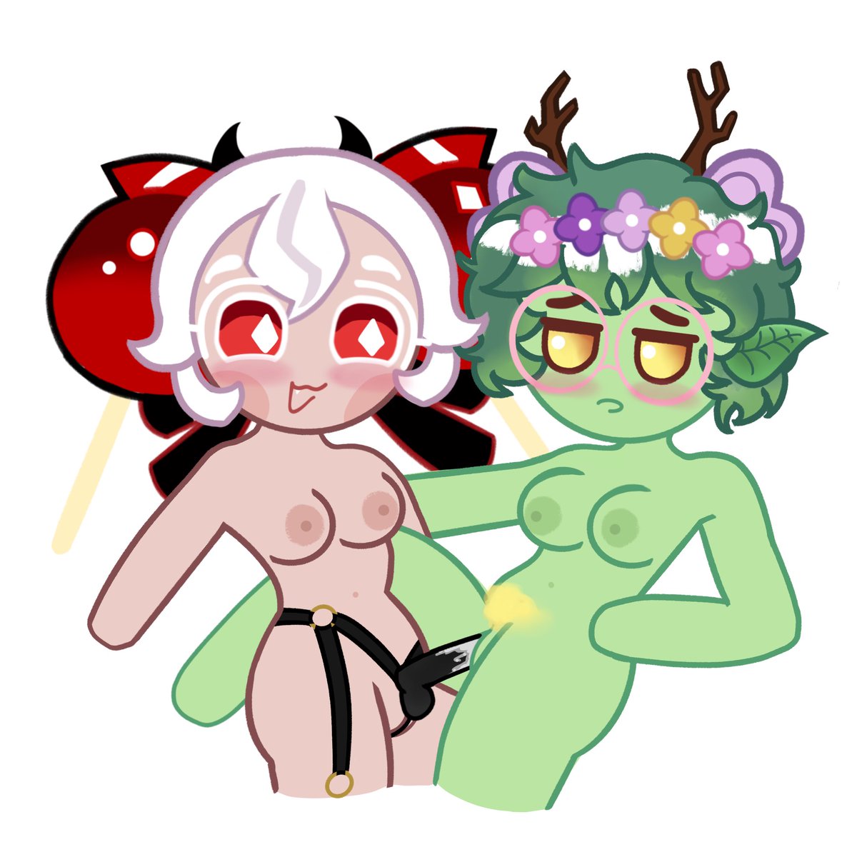 codestraws's tweet image. Peak Yuri by my BFFFFFFF @Lustyherb 

——————
#nsfw #nsfwart #nsfc #coochierun
#notsafeforcookies #cookierunnsfw
#nsfcookies #cookiecum