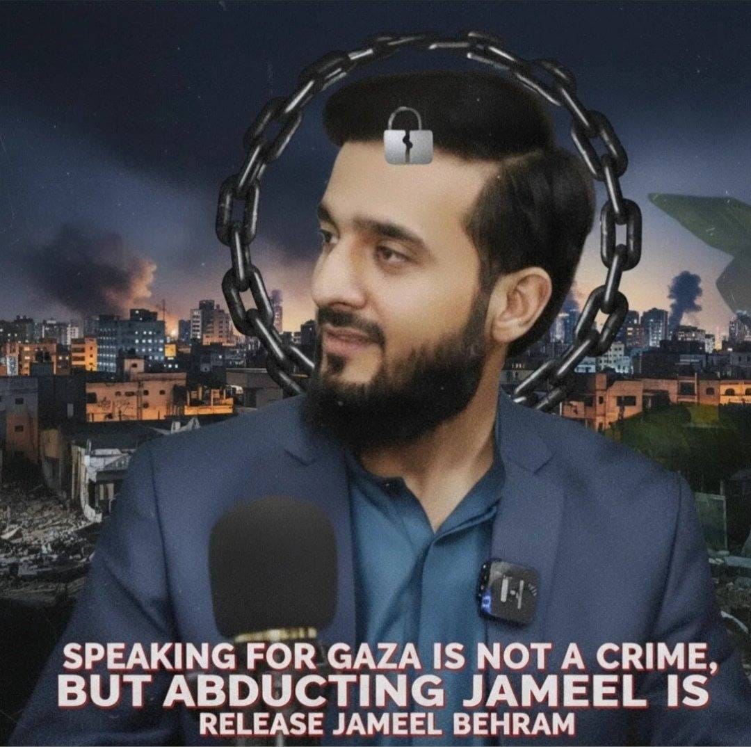 numb313's tweet photo. Abduction of Jameel is a crime. #ReleaseJameelBehram https://t.co/6cbl19ggZl