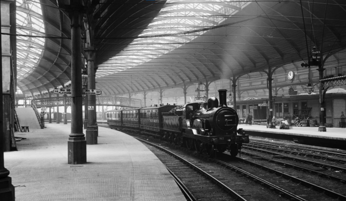 The North Eastern Railway's (NER) Newcastle Central Station on 18th June 1894.