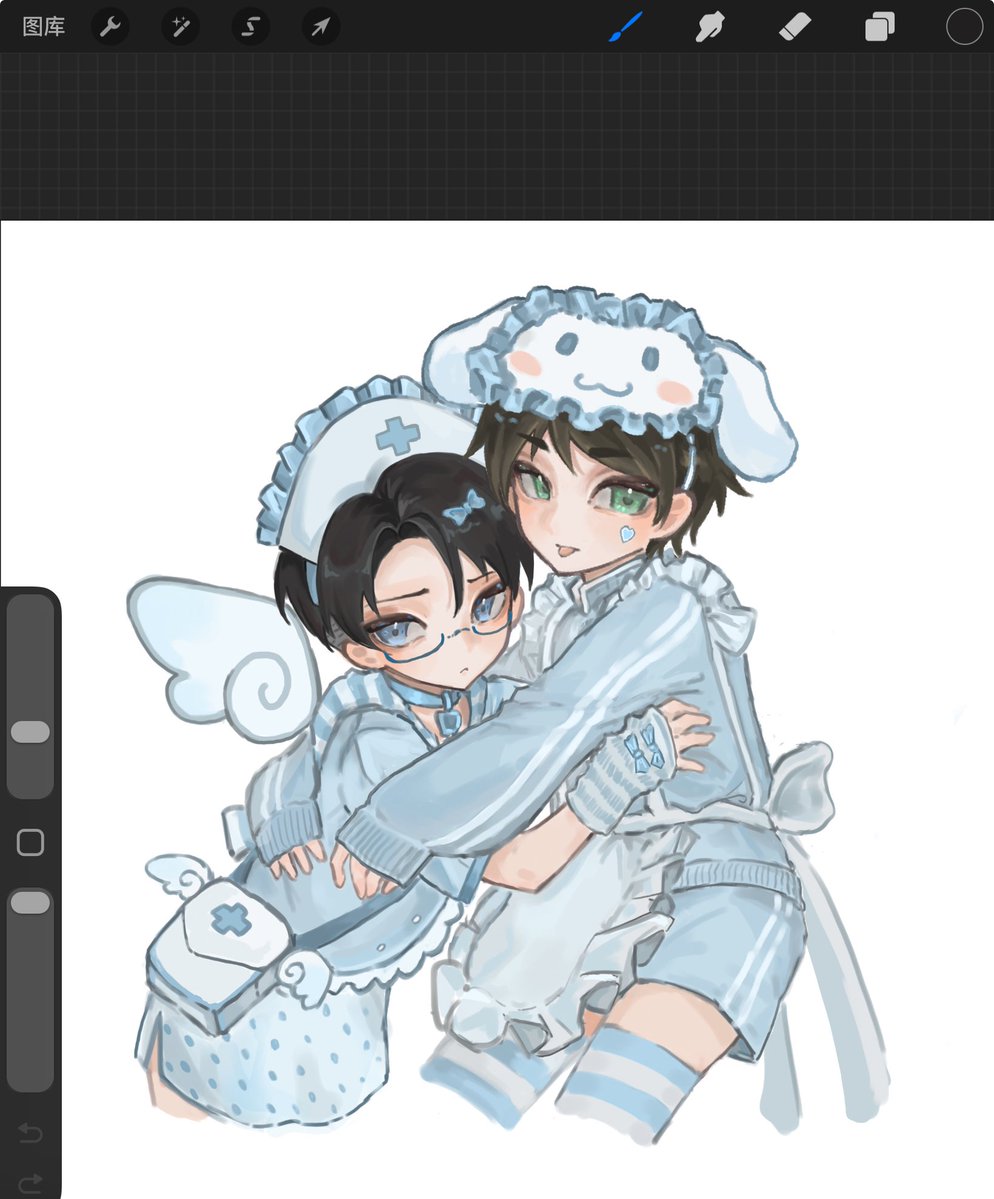 #エレリ　#ereri   🩵🤍