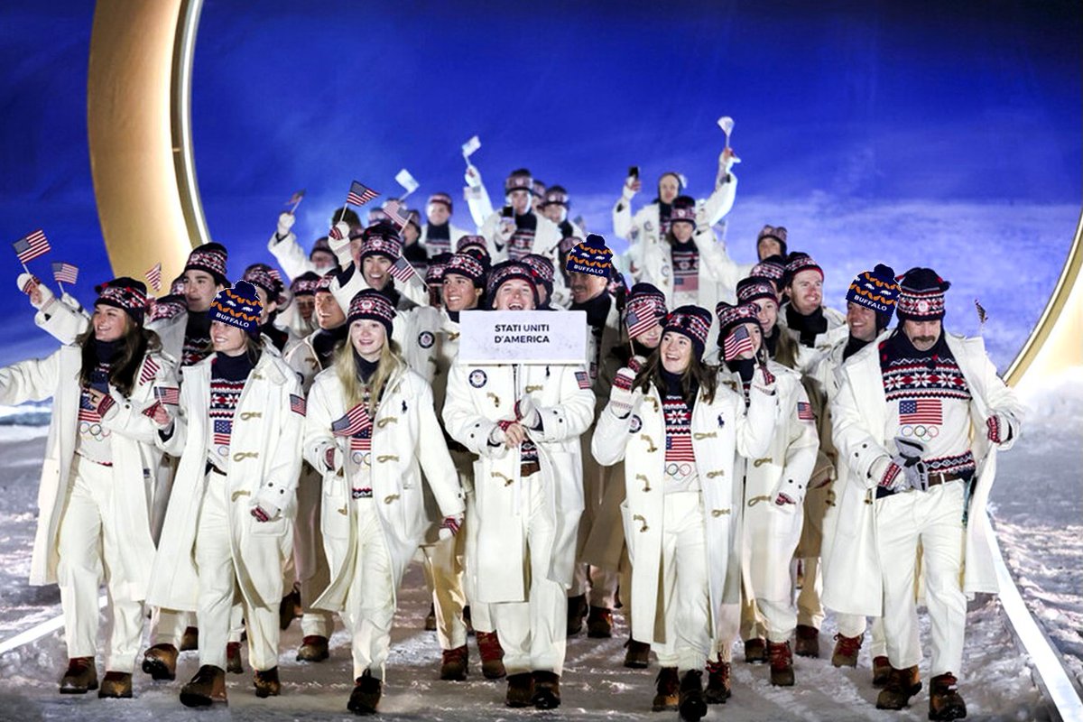 You may have missed the 3 chicken wing beanies in the Olympic opening ceremonies🍗🧐 I think Buffalo native Hayley Scamurra, who is on the Women's hockey team, may have brought some extra wing beanies for Team USA🇺🇸😆🥰