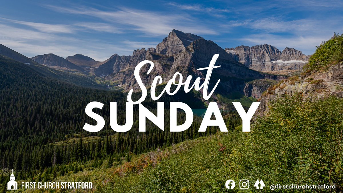 FCCStratfordCT's tweet image. Join us in the sanctuary tomorrow at 10 AM for our annual Scout Sunday service. Online worship will also take place at 10 AM on Zoom/FB Live. Watch our services and special music any time on YouTube (link in bio).

#firstchurchstratford #stratfordct #scoutsunday