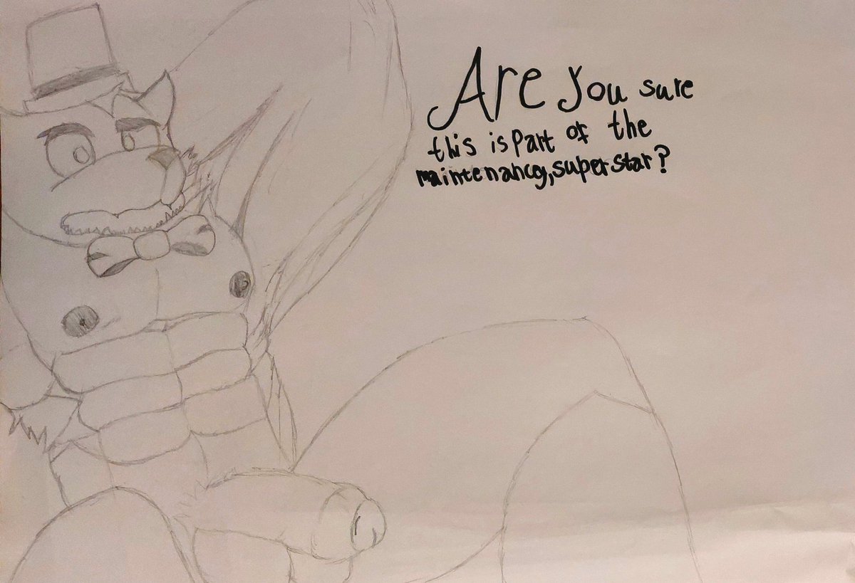 Beem5940's tweet photo. #fnafart #draw #gaypron #freddyfazbear #Freddy #glamrockfreddy https://t.co/U2VbmJzDia