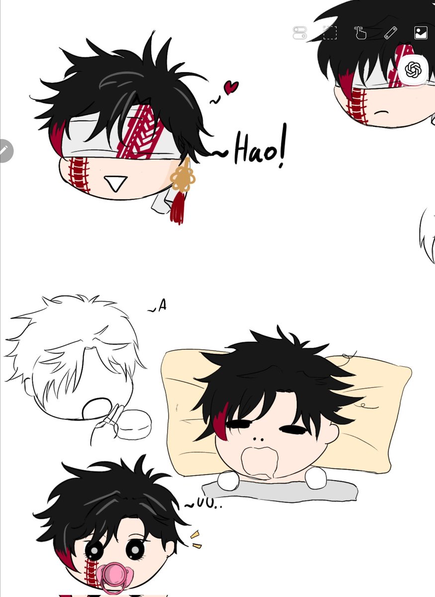 ท่านทำให้เราวาดชิบิได้ครั้งแรก โดยการวาดชิบิที่อ้วนเกิดจากท่านแง่มๆ