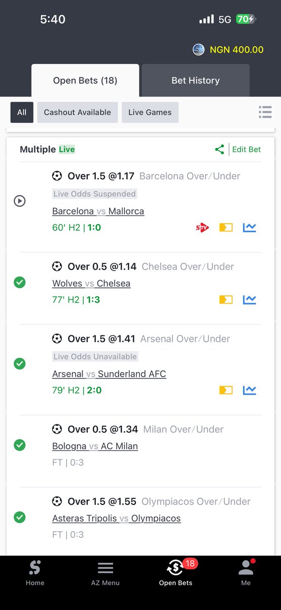 God_sent35's tweet photo. Rebet of this 2 games dey go well after Roma spoil on Monday we just need Barca to score 2
Well done @DaddyKayNation1 https://t.co/GAyDb5CInZ