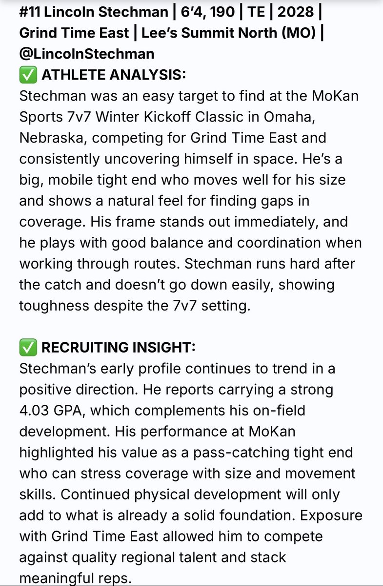 Thanks again to <a href="/sixstarfootball/">Six Star Football | PLUS+</a> for the write up from last weekend’s 7v7 tournament in Omaha.