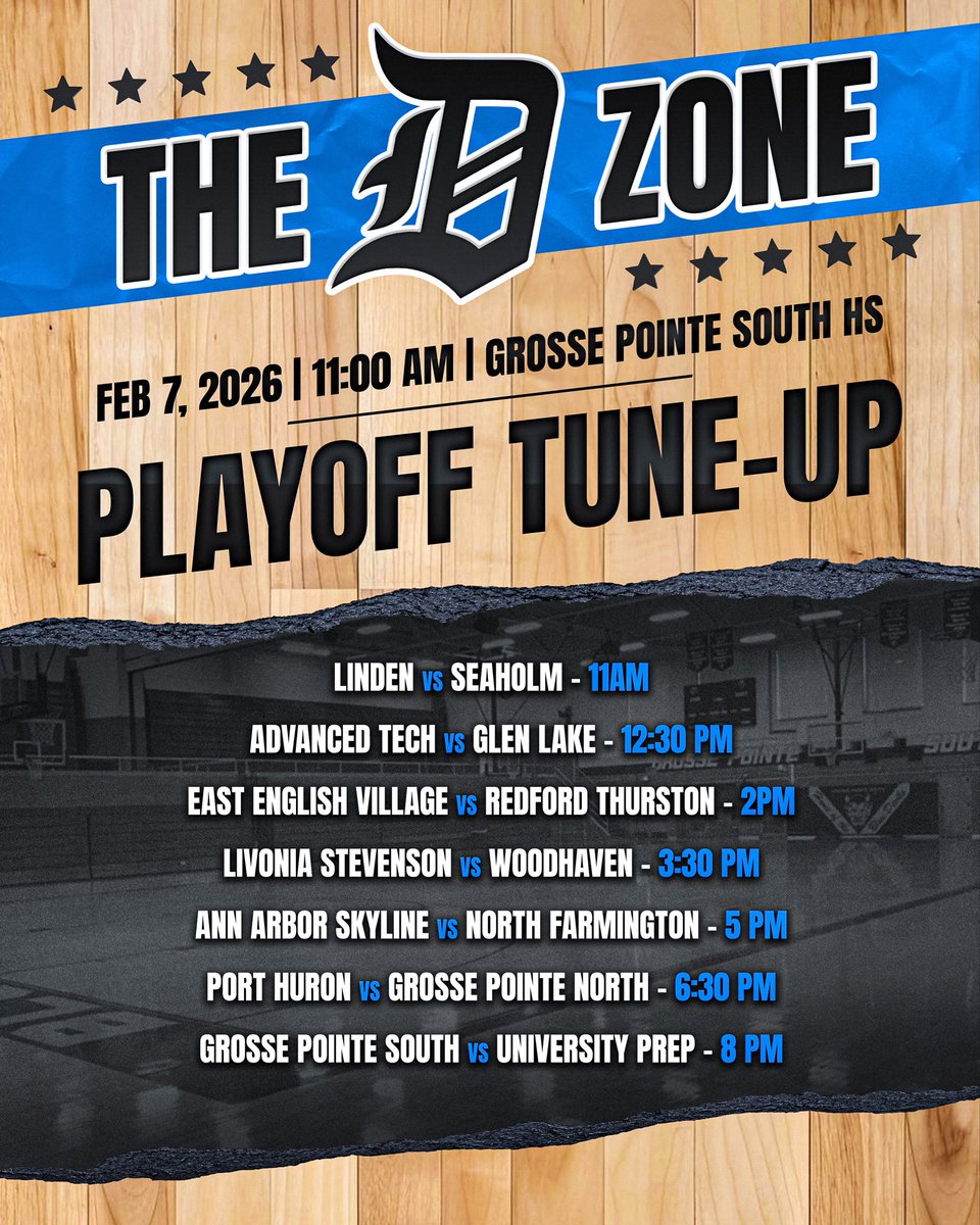 If you’re looking for something to do head out to Grosse Pointe South HS and take in some hoops in the <a href="/TheDZoneBBall/">The D Zone Basketball</a> Playoff Tuneup.