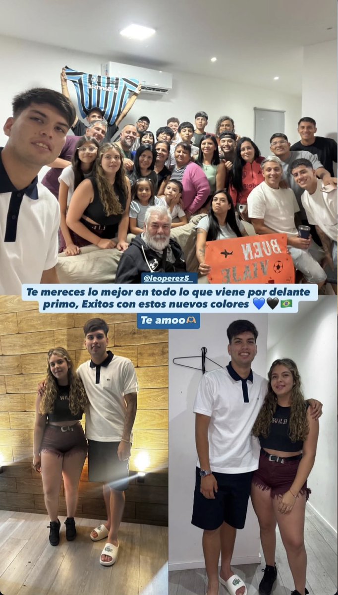 #Huracán A la espera de la firma y los números oficiales, la familia ya despide a Leo Pérez, que jugará en Gremio.