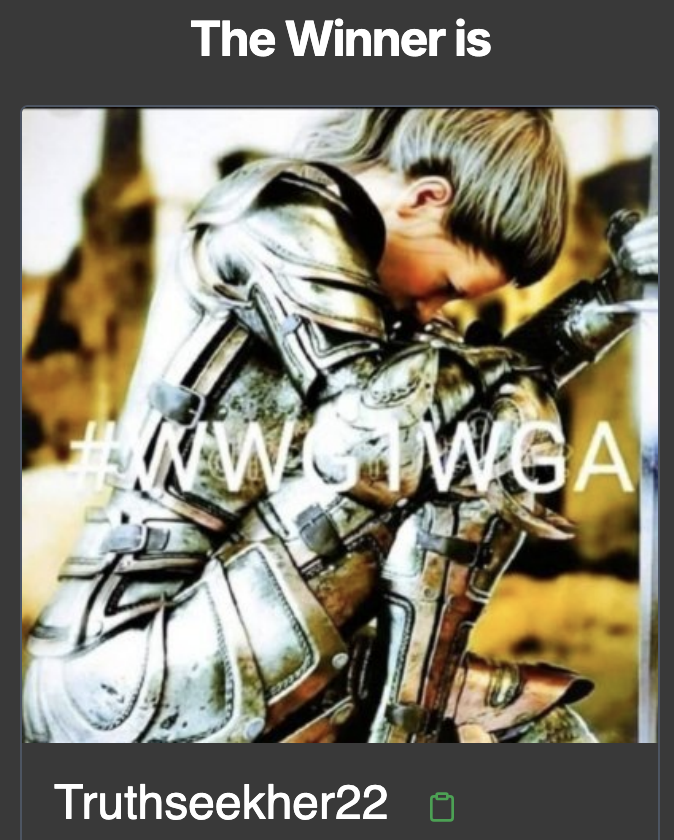 Winner of the 100 XRP Contest!

Congrats <a href="/truthseekherx2/">Truthseekher22</a>!

Lets do another one today!!!