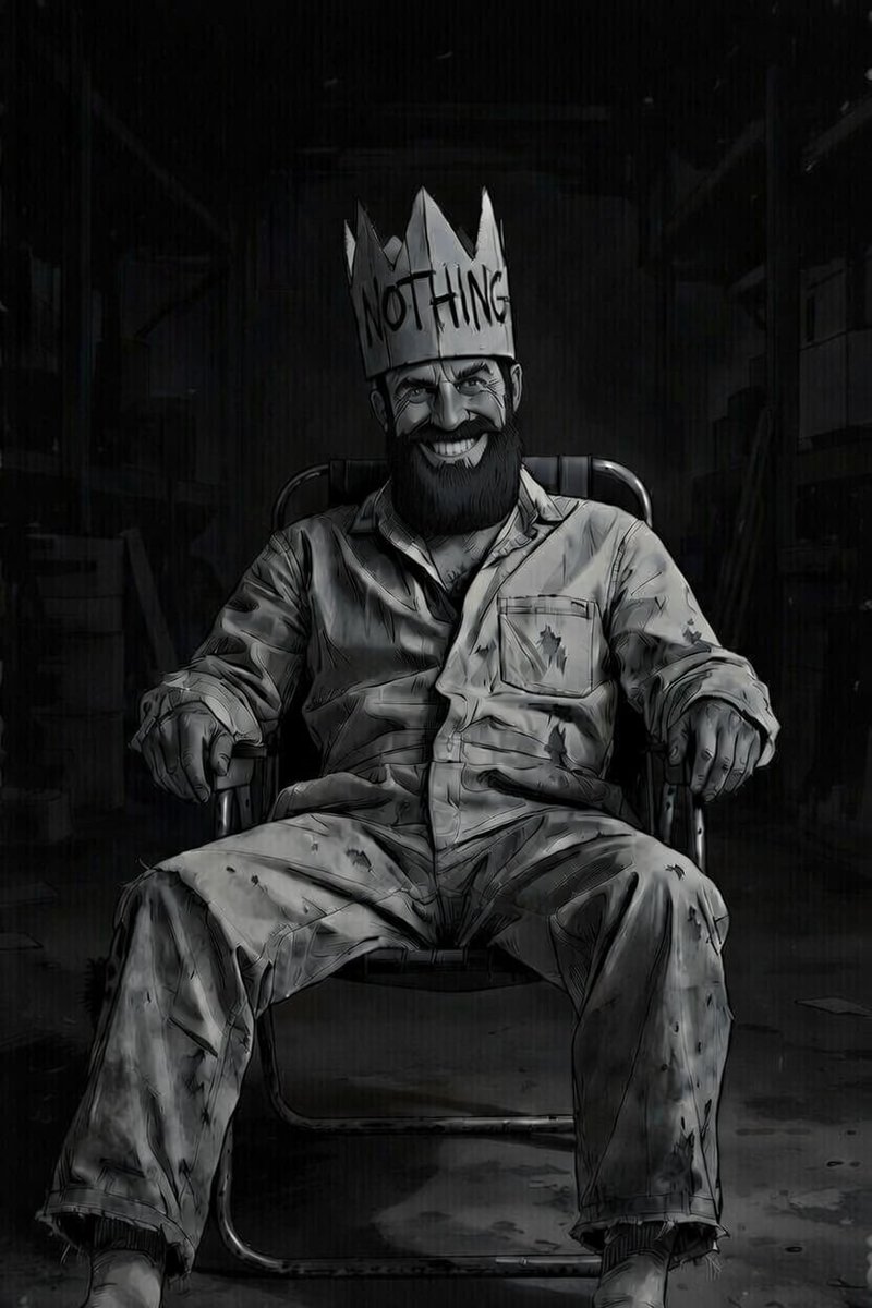 HereticFilthy's tweet photo. The King of Nothing.  With kindness regards to Blood for Blood. https://t.co/y3rUu9JS3i