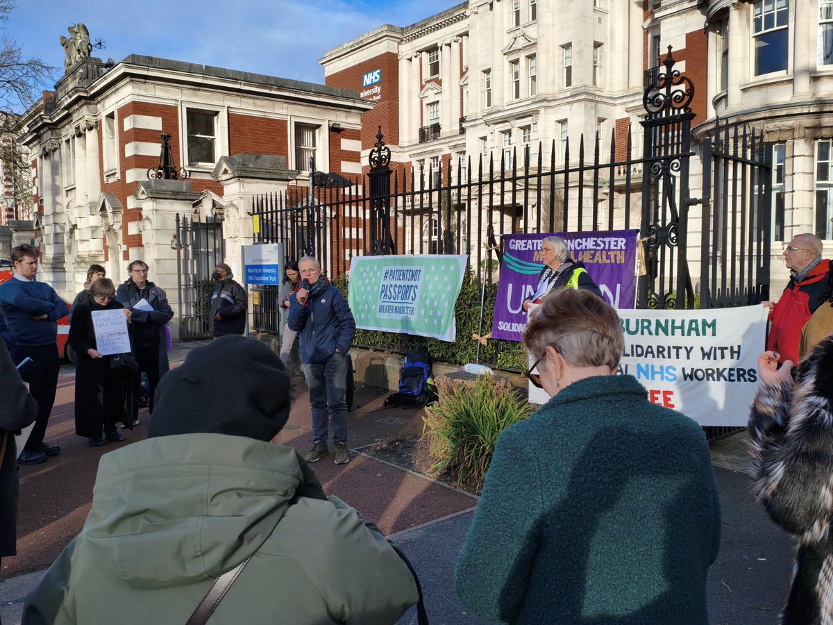 Greater Manchester Patients Not Passports tweet media
