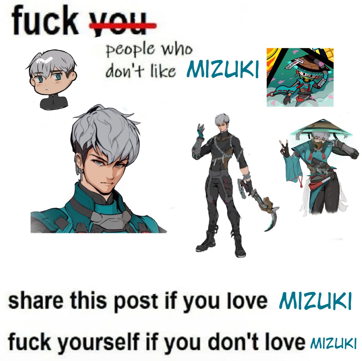 Rt this if ur gay or if you like Mizuki or if both. No one will know 🙏