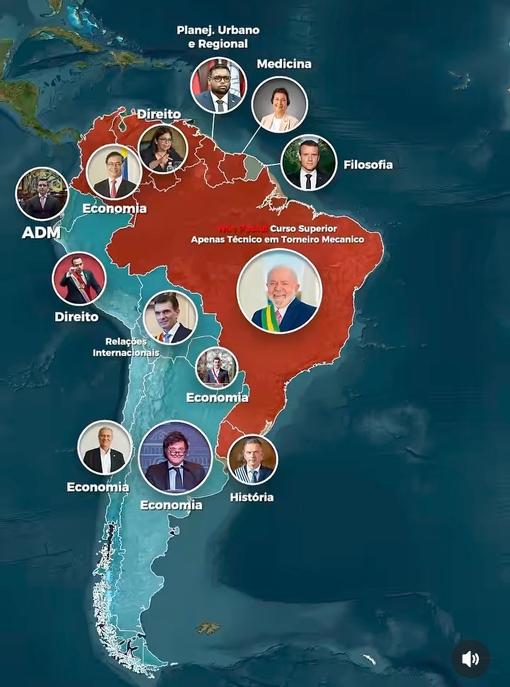 Se perguntar qual a raiz de 25 o Lula não sabe responder e domina recursos milionários do país, nunca vai dar certo isso. Por isso o Brasil está onde está, só afunda.