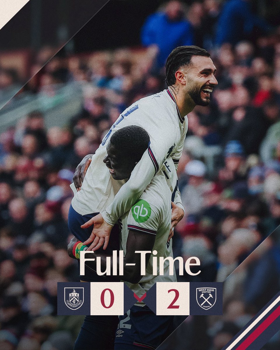 It's three points at Turf Moor ✅
