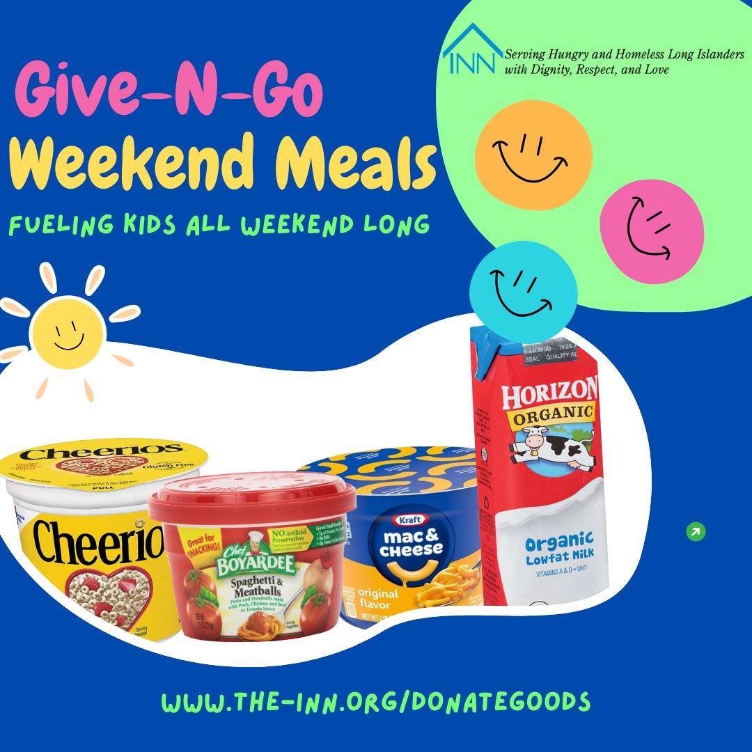 Want an easy way to order kid-friendly food kits for guests of the soup kitchen? These weekend #givengo weekend kits for kids will be distributed to young guests while we are closed on Saturdays and Sundays. #YouGiveGoods #onlinedonationdrive #hungry yougivegoods.com/drive-landing/…