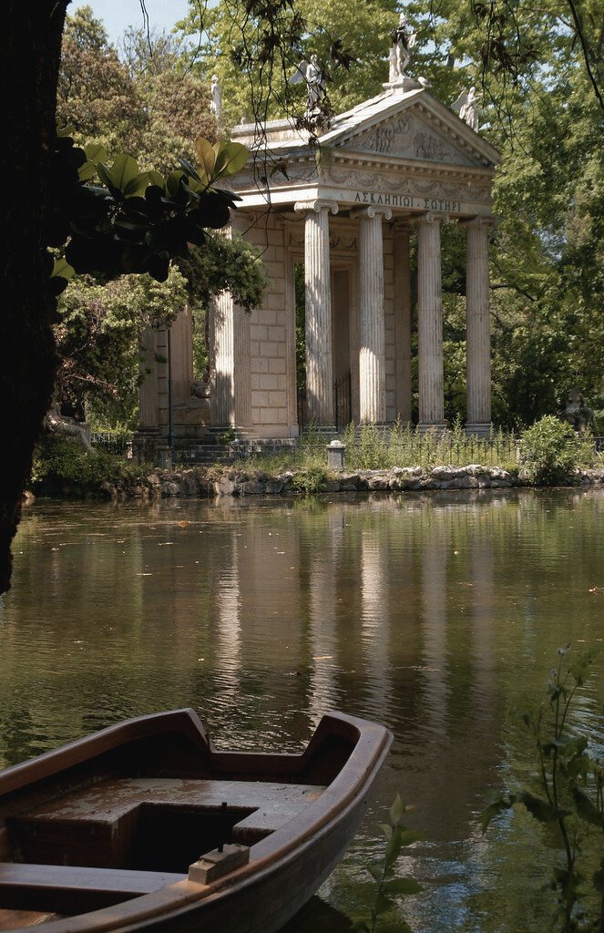 Temple of Aesculapius, Villa Borghese, Rome, Italy