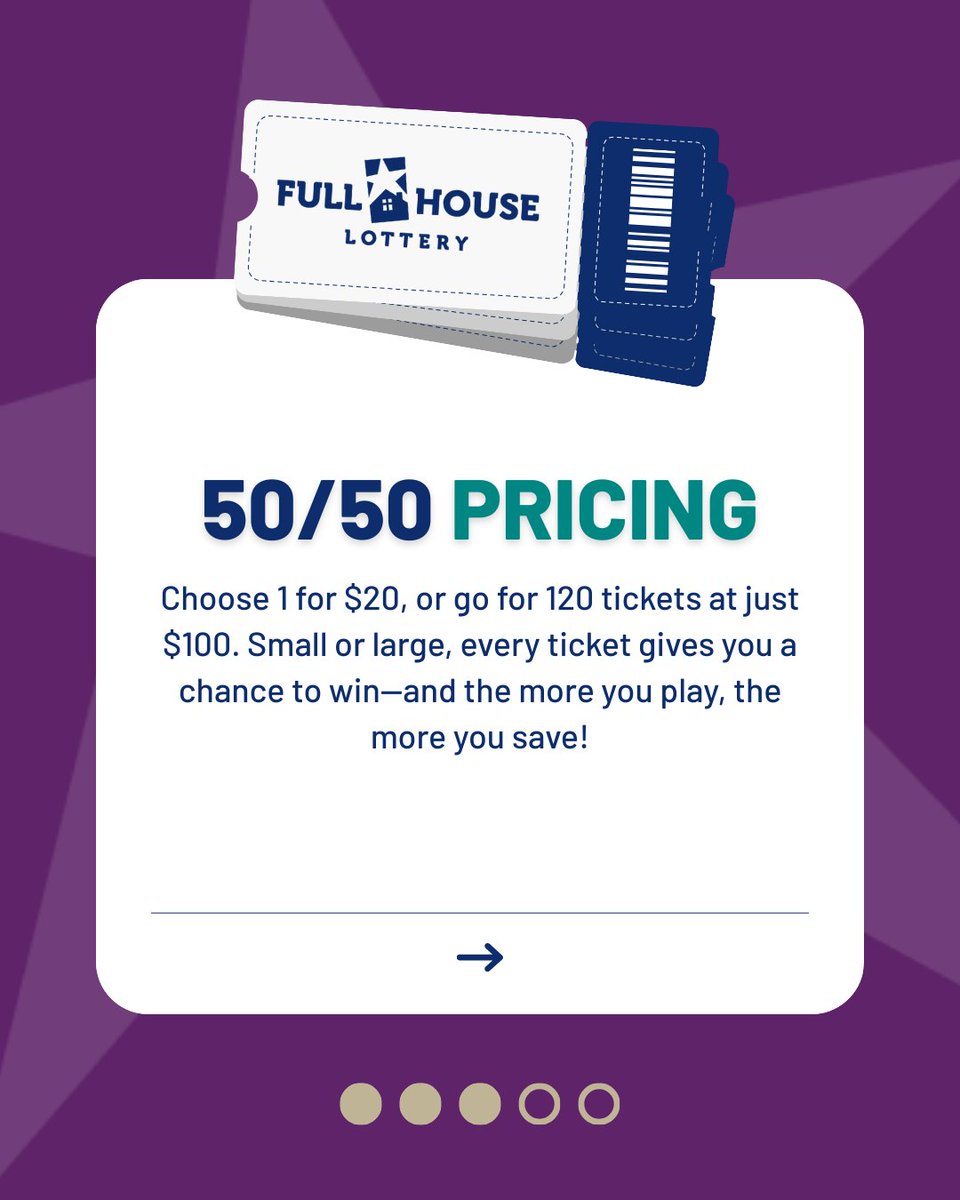FHLottery's tweet photo. More tickets = more chances to win. Here’s how to play smart. 🎟️
The more you play, the more value you unlock and the more chances you have to win big! https://t.co/TZCoJayoDY
#FullHouseLottery #Lottery #Edmonton #Alberta  #CashPrizes #YEG #SupportEdmonton #MedicalResearch https://t.co/6etitwTP5H