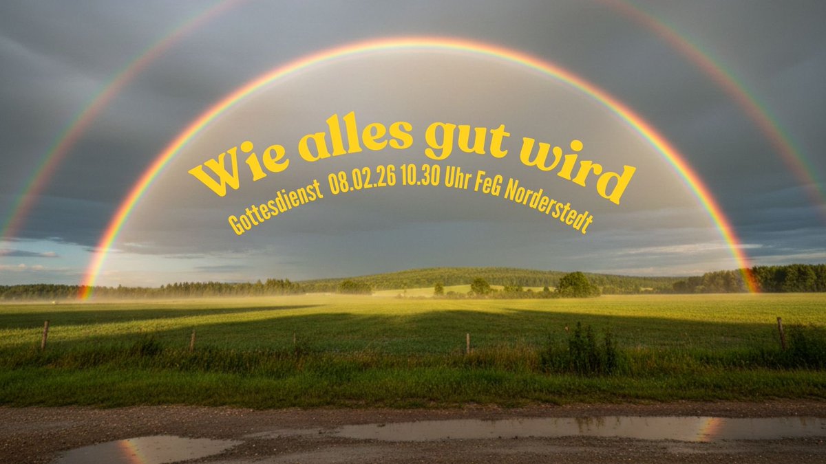 reverenddk's tweet photo. Letzten Sonntag die schonungslose Diagnose des Apostel Paulus: kein Mensch kann vor Gott bestehen! Diesen Sonntag geht es um das was hilft und wie alles gut wird! Wie wir vor Gott keine Angst mehr haben müssen!
#Gottesdienst in der #FeG #Norderstedt am 08.02.2026 um 10:30 Uhr https://t.co/m2vo67GLXs