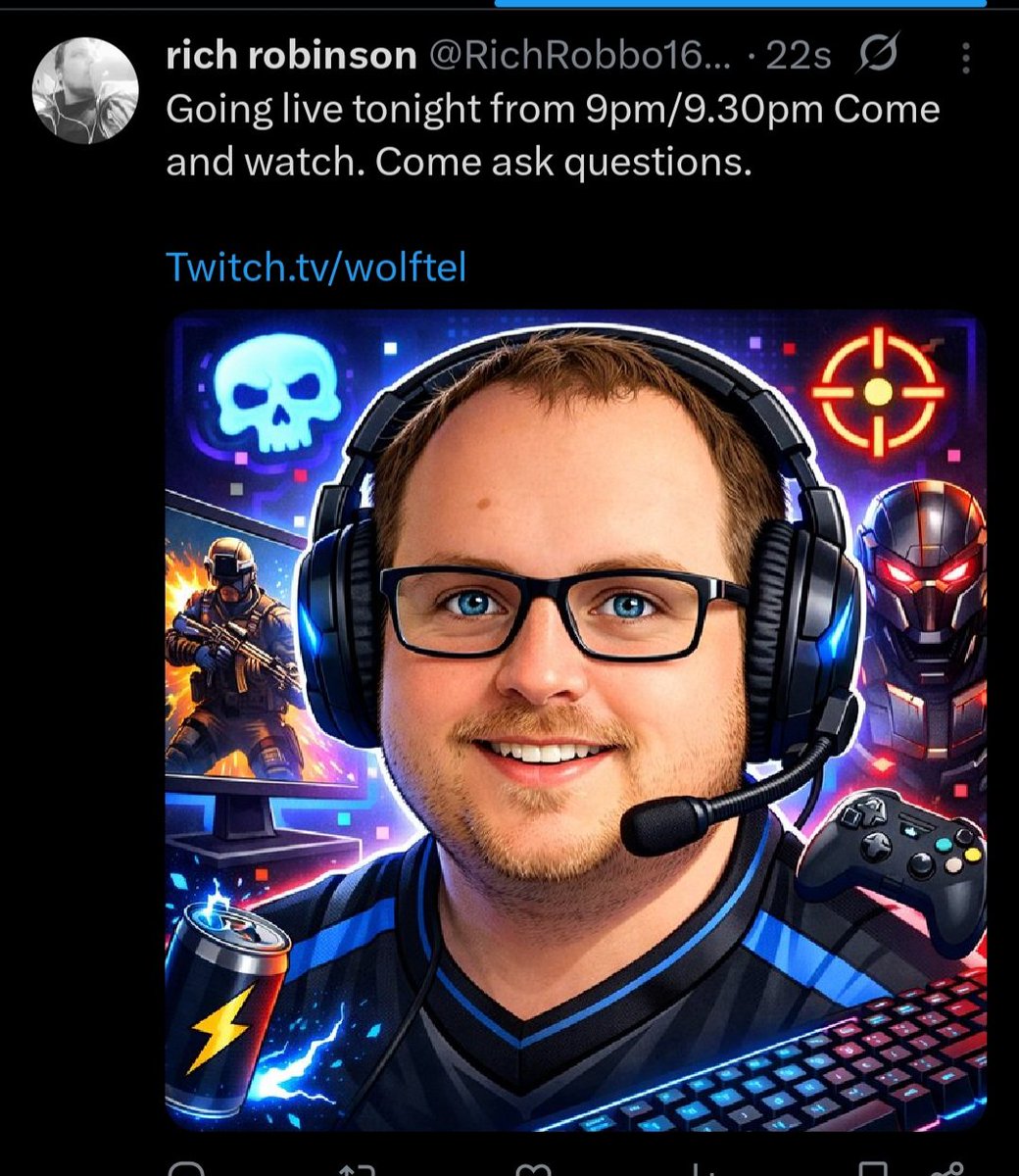 Another stream tonight come . 

Come join in. Play along