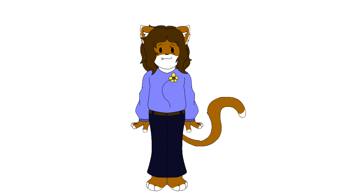 He's just standing there...