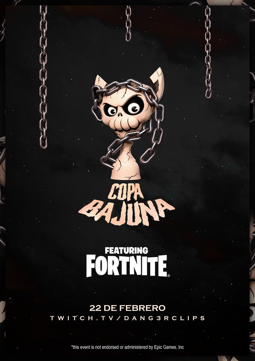 ⛓️Una carta perdida.

El 22 de febrero llega COPA BAJUNA III
Evento aprobado por Fortnite.
Con modo espectador oficial.
Patrocinado por <a href="/GamingOxygen/">Oxygen Gaming</a> 

Si eres streamer y sientes que esta historia podría llevar tu nombre…
quizás esta copa te esté esperando.

¿Serás tu?