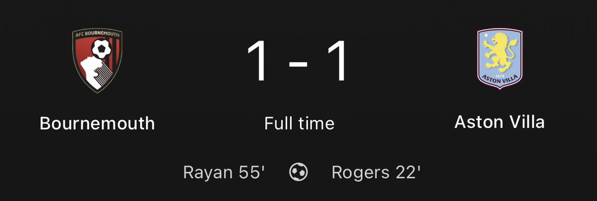 Whenever Aston Villa drops point recently, Manchester City tend to copy them and vise versa. It could be this season grandma.