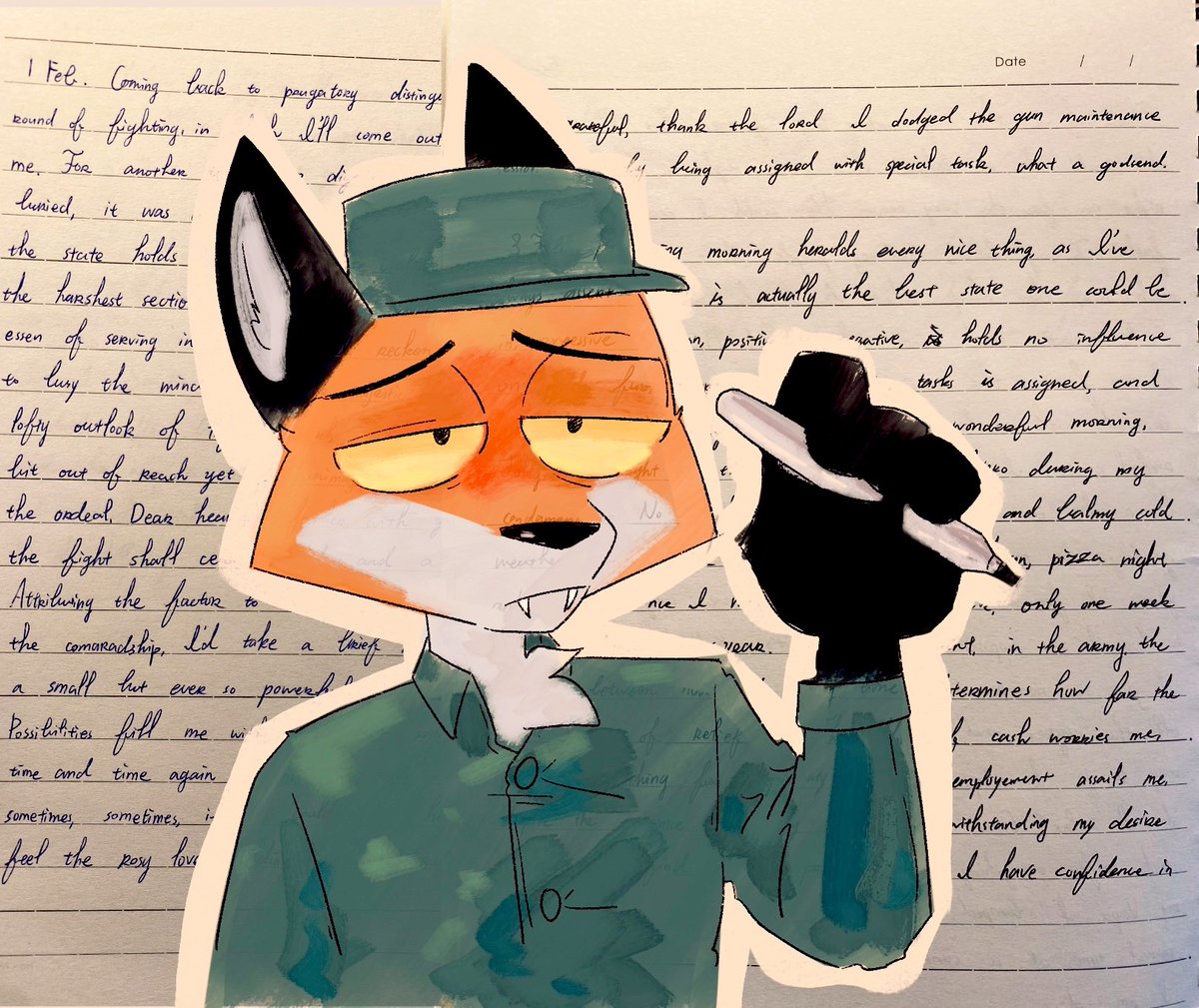 DerobeFox's tweet photo. Incarceration of compulsory military service😢 https://t.co/ke562qh1dC