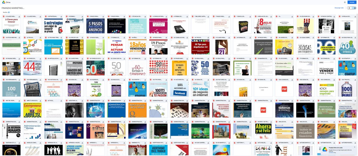 ESTOS LIBROS VALEN COMO 370 DOLARES CADA UNO Y ACA ESTAN TODOS GRATIS.

drive.google.com/drive/folders/…