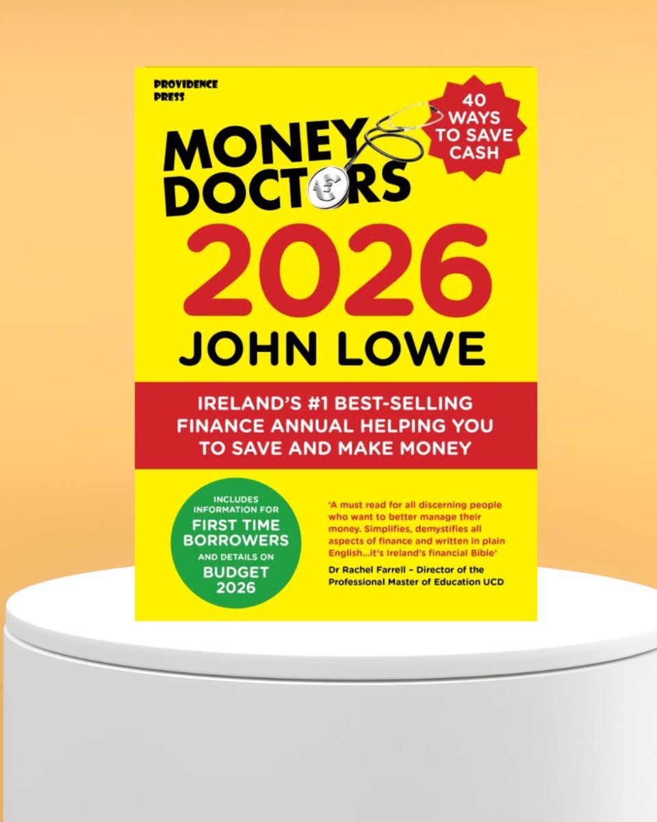 themoneydoc's tweet image. Make 2026 the year you master your money. 💸

From budgeting and tax tips to buying your first home 🏡 and investing smart - Money Doctors 2026 by John Lowe has you covered.

📘 Get your copy: hubs.ly/Q041HRm70

#MoneyDoctors2025 #FinancialWellbeing #SmartMoney