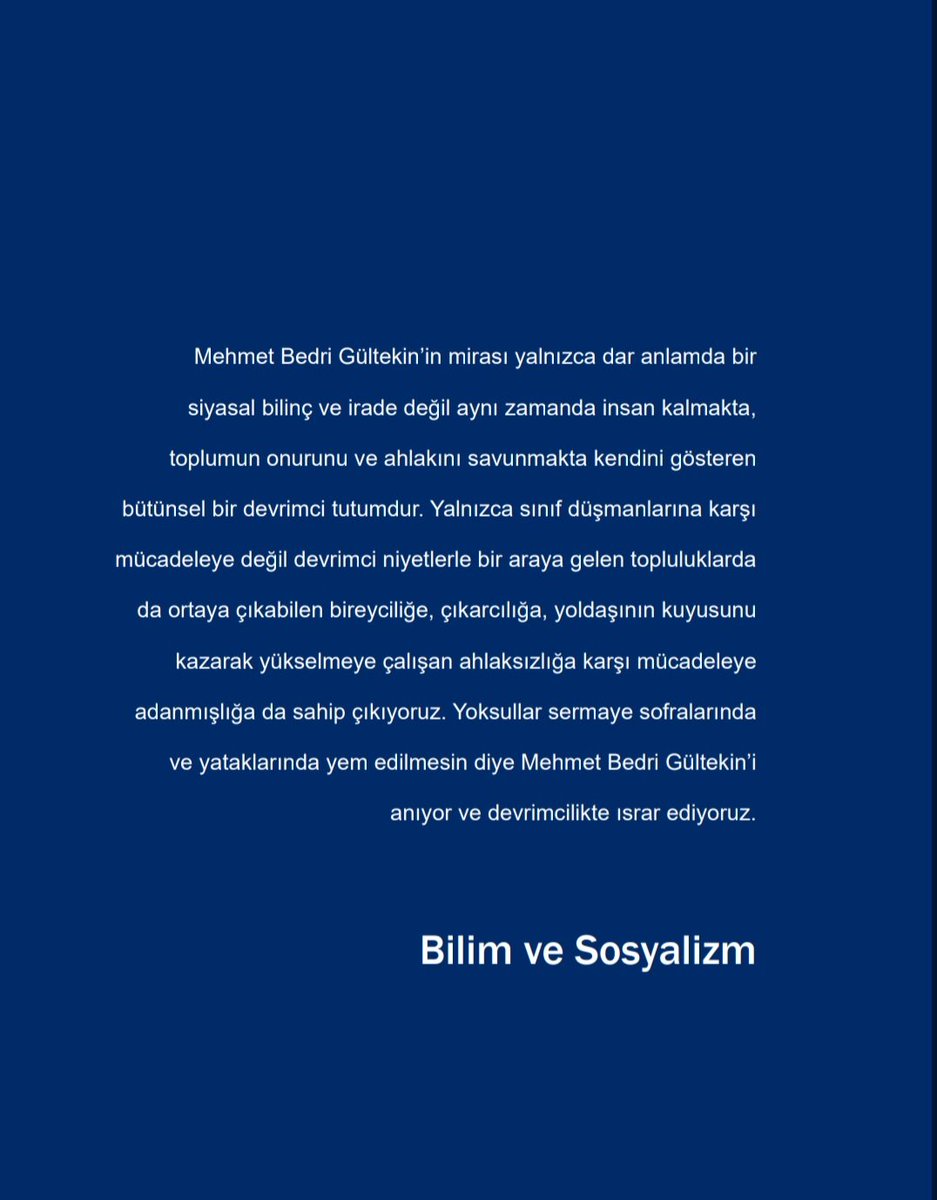 📢 16. Sayımız Yakında Dağıtımda❗

📌 Mehmet Bedri Gültekin'in Mirası
📌 Devrimci Yaşam Tarzı
📌 100. Doğum Yıldönümünde Doğan Avcıoğlu

Dergimiz, 16. Sayısını Onursal Başyazarımız "Mehmet Bedri Gültekin'in Mirası" özel dosya konusuna ayırdı.

Özel sayımız 14 Şubat'ta dağıtımda.