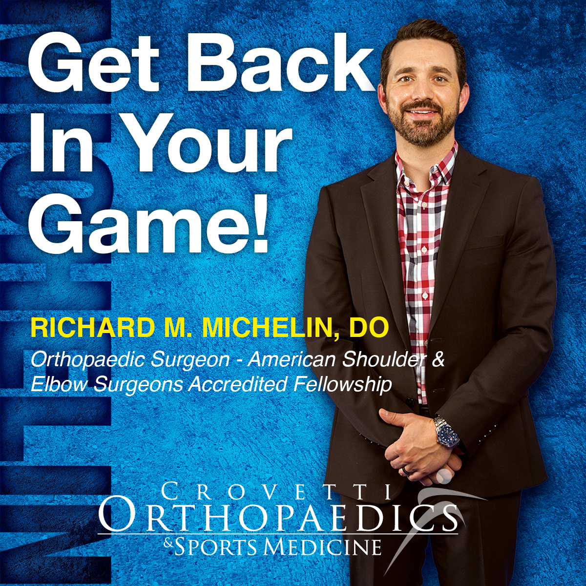 Fellowship trained surgeons focused on hip, knee and shoulder replacement. crovettiortho.com/jrc/ #OrthopaedicCare #CrovettiOrtho