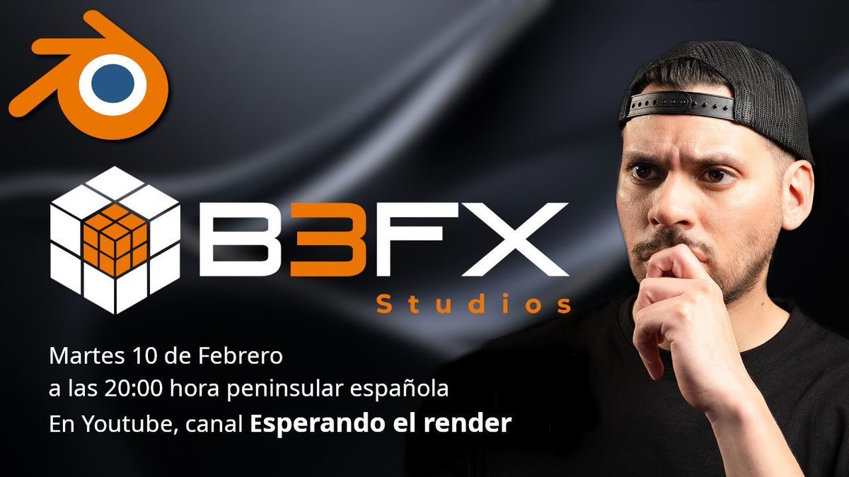 Este martes 10 a las 20:00 estaremos en directo en el canal de <a href="/hectorVFX/">hectorvfx</a>  hablando sobre texturizado profesional en Blender y el workflow de MatPlus.

Además, habrá una gran sorpresa durante el directo.
youtube.com/@esperandoelre…

#b3d #blender3d #MatPlus