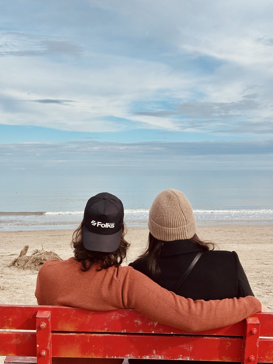 I always take the love of my life with me, around the world. Can’t travel without. I would feel something is missing.
Even here, while staring at the sea, it’s with me. 

I love you <a href="/FolksFinance/">Folks Finance</a> 🫶🏻

(Ah yes, I also love the girl sitting next to me)