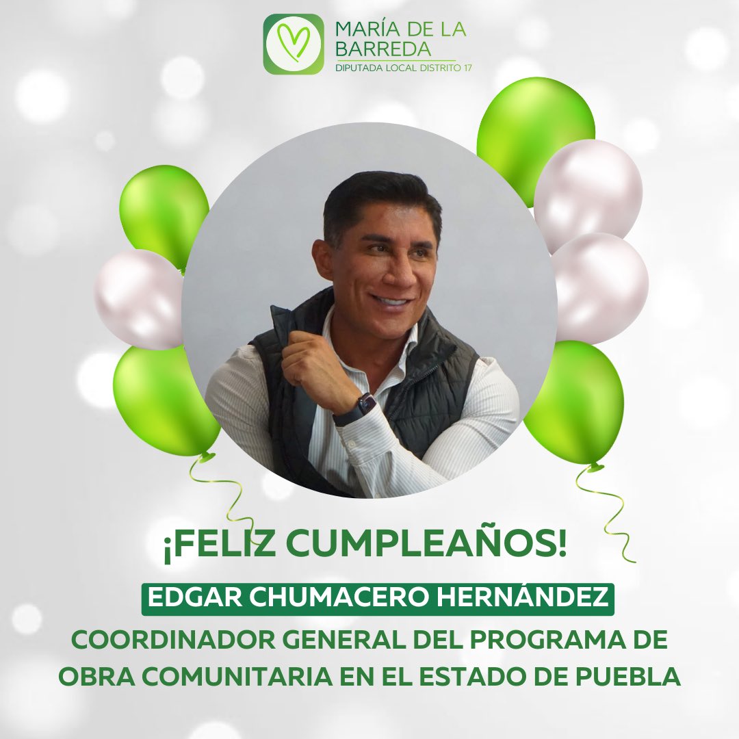 Felicito a <a href="/EChuma0/">Edgar Chumacero Hernandez</a> en su cumpleaños, que este nuevo año de vida esté lleno de salud, éxitos y grandes satisfacciones personales y profesionales. 🎈

¡Un fuerte abrazo y mis mejores deseos!