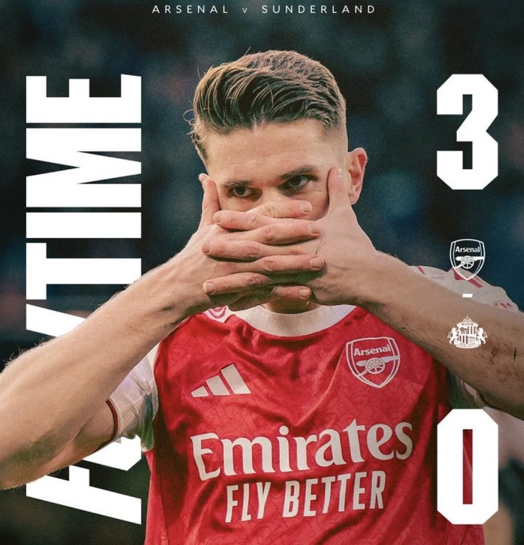 The premier league is ours, when the best team in the world plays with anger, no team can withstand the pressure. Arsenal are absolutely on fire, nobody can cope with this brilliance. Brick by brick, we will keep building to the ultimate prize.  The Arsenal, pride of London.